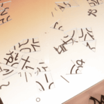 Letter fragment tiles