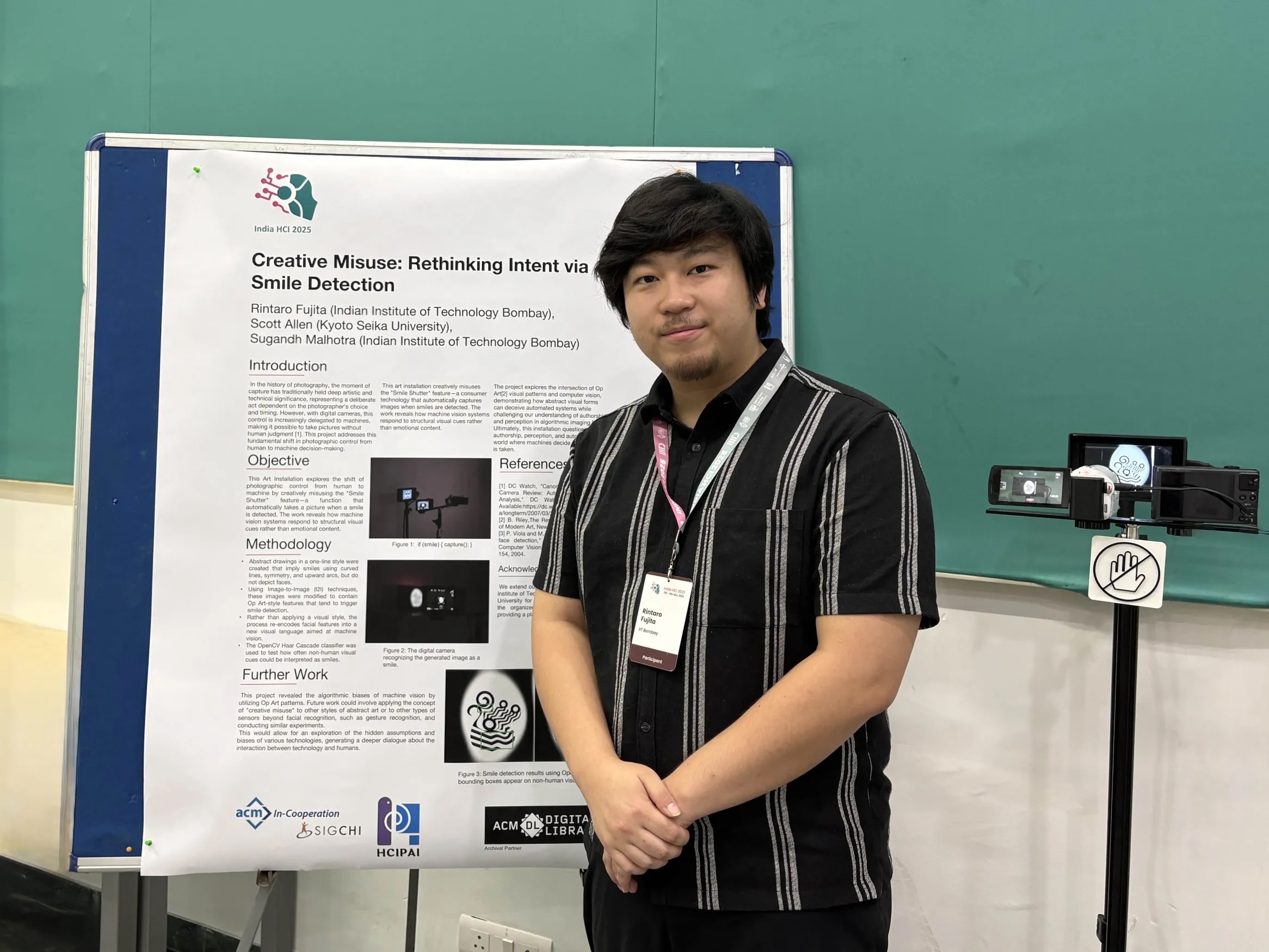 Rintaro Fujita, Scott Allen, Sugandh Malhotra (2025) Creative Misuse: Rethinking Intent via Smile Detection. India HCI 2025.